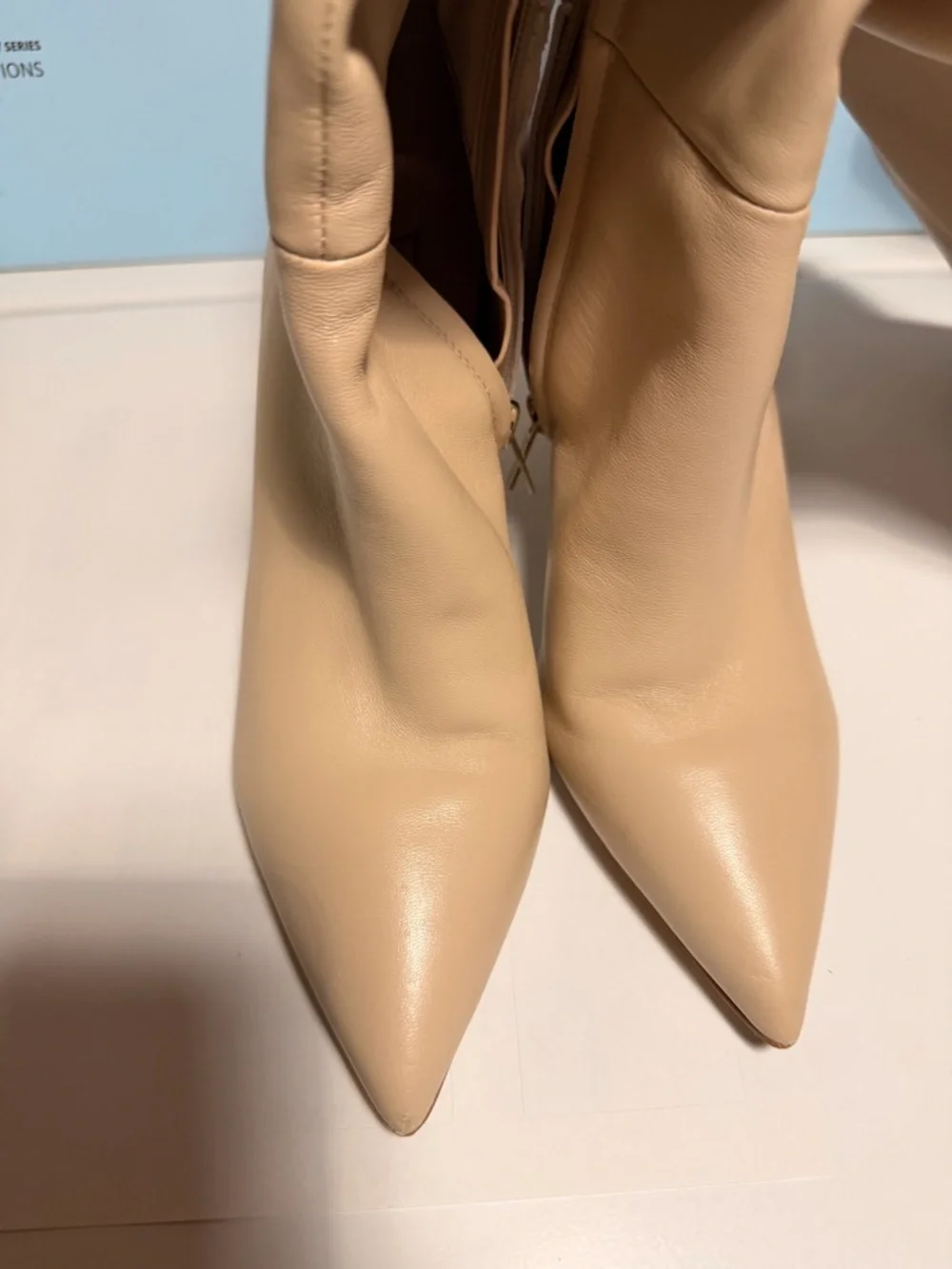 Marc Fisher Nude Pointed Toe Stiletto Pumps